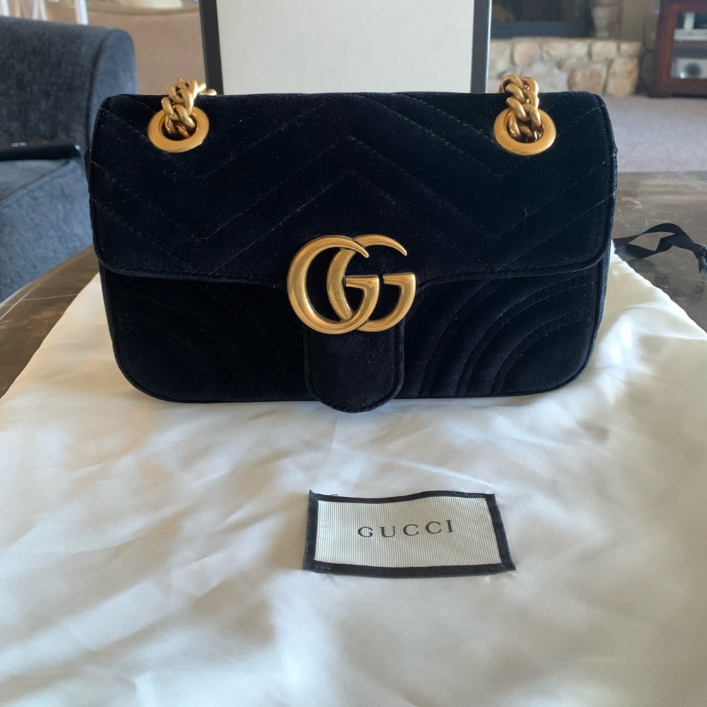 *SOLD* Gucci Marmont Velvet Mini